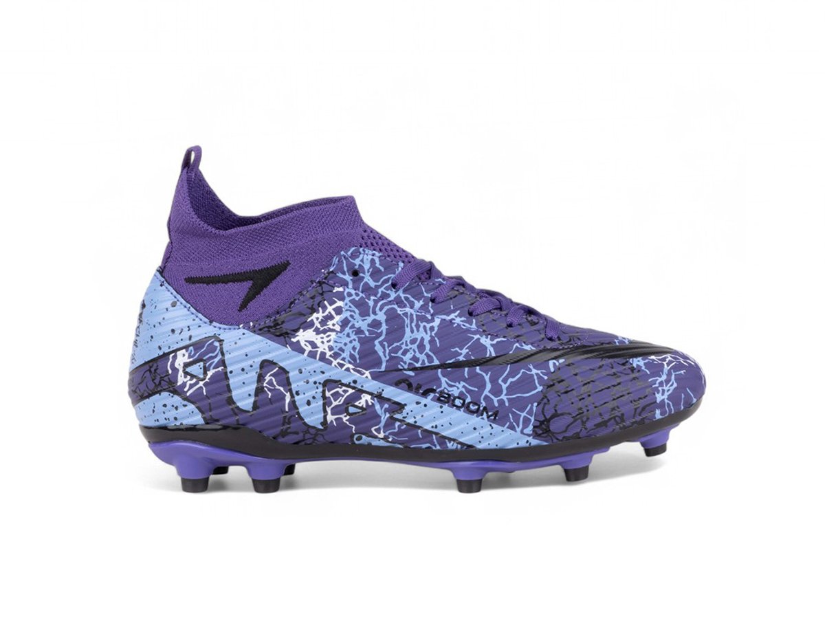 Laliga Filet Krampon 600 Mor Siyah Desenli